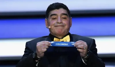 Diego Maradona, ex jugador y técnico argentino. 