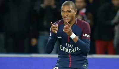 Kylian Mbappé, delantero francés. 