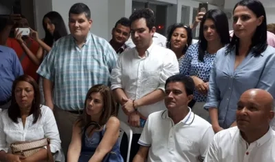  Centro Democrático y dirigentes de esa colectividad en el departamento.