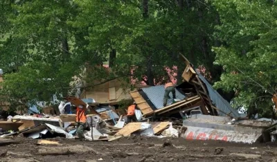 Viviendas sepultadas e incendios dejó el alud en Chile.