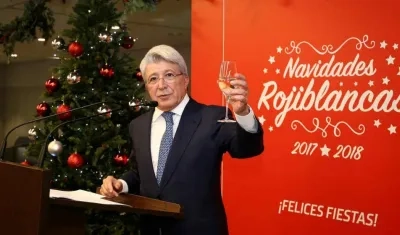 Enrique Cerezo, presidente del Atlético de Madrid. 
