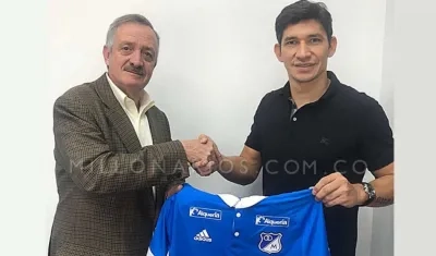 Roberto Ovelar fue presentado por Millonarios. 