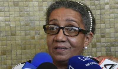 Rebeca Viloria, madre de Eduardo Pinto.