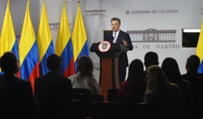 Juan Manuel Santos.