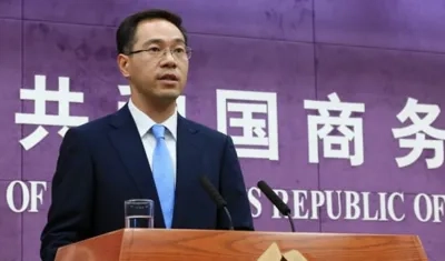 Gao Feng, portavoz del Ministerio de Comercio.
