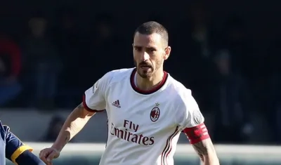 Leonardo Bonucci, defensor del Milan. 