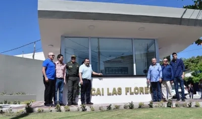 CAI Las Flores fue inaugurado este viernes por Chistian Daes, COO de Tecnoglass, empresa que donó todo para su puesta en marcha.