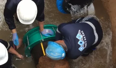 Empalme de tuberías.