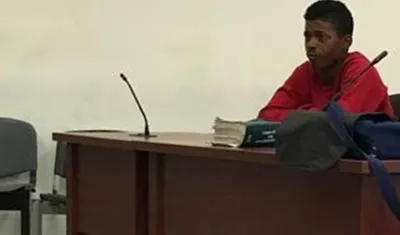 Francisco Quiñones Julio durante la audiencia de hoy.