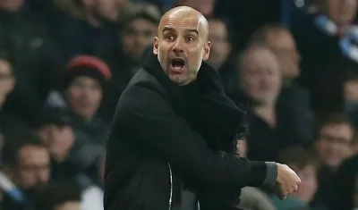 Pep Guardiola, técnico del Manchester City. 
