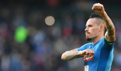 Marek Hamsik, jugador del Nápoles. 