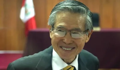 Alberto Fujimori, expresidente de Perú.