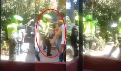 Agresión policial en parqueadero del barrio Las palmas