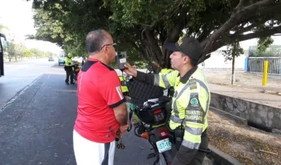 17 conductores fueron sancionados.