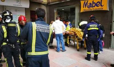 La explosión de un cilindro de gas provocó la muerte de dos personas.