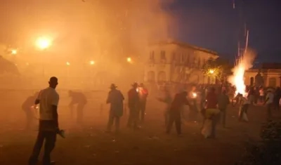 Fue durante las "Parrandas de Remedios".