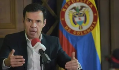 El Ministro del Interior Guillermo Rivera