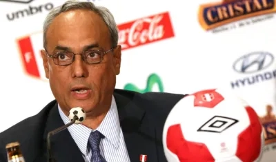 Manuel Burgas, expresidente Federación Peruana de Fútbol. 