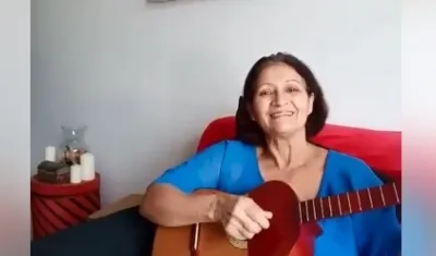 La cantante Tania de Venezuela.