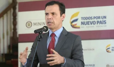 Guillermo Rivera, Ministro del Interior.