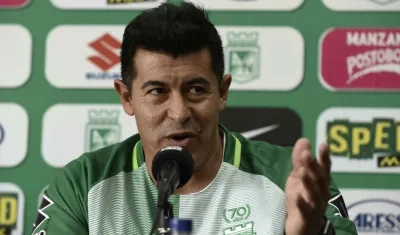 Jorge Almirón, técnico de Nacional.