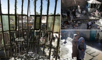 Un verdadero caos se vivió después de la explosión.