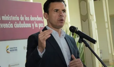 El ministro del Interior, Guillermo Rivera.