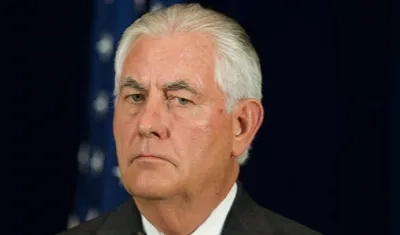 El jefe de la diplomacia de Estados Unidos, Rex Tillerson.