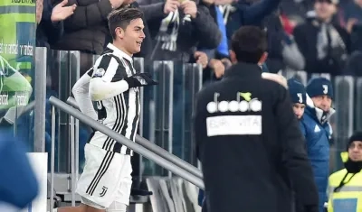 Paulo Dybala, delantero argentino. 