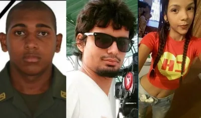 Marc Jordi Miranda, Angello Alzamora y Gabriela Romero.