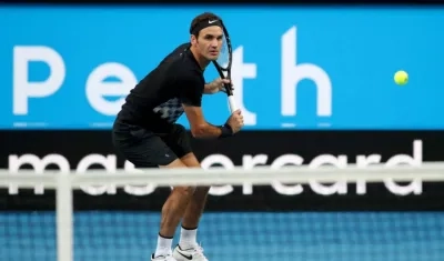 Roger Federer, tenista suizo. 