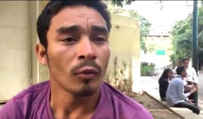 Bernabé Montes, esposo de la joven asesinada.