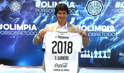 Daniel Garnero, nuevo técnico de Olimpia. 