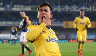 Paulo Dybala, delantero de la Juventus. 