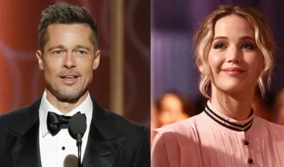 Brat Pitt y Jennifer Lawrence.