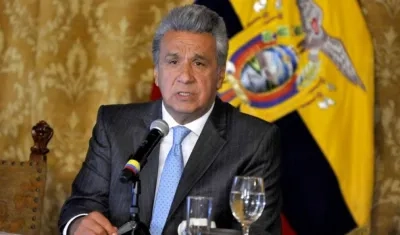 El presidente de Ecuador, Lenín Moreno.