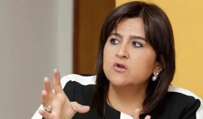 La ministra de Comercio, Industria y Turismo, María Lorena Gutiérrez.