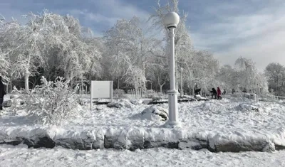 Este miércoles puede haber precipitaciones de nieve.