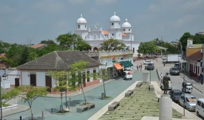 Plaza del municipio de Soledad.