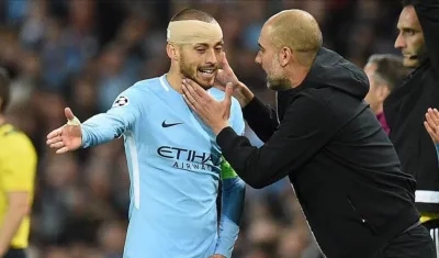 David Silva, jugador español. 