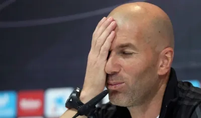 Zinedine Zidane, técnico del Real Madrid. 