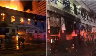 Las llamas se expandieron rápido.