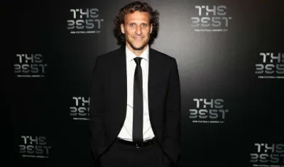 Diego Forlán, delantero uruguayo. 