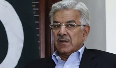 El ministro de Exteriores de Pakistán, Khawaja Asif.