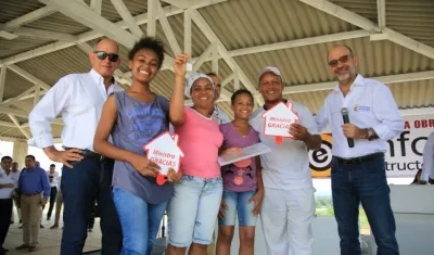 La mayoría de proyectos están destinados a zonas de conflicto armado.