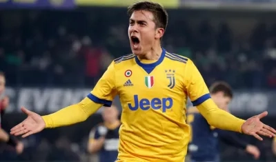 Paulo Dybala, delantero argentino de la Juventus. 