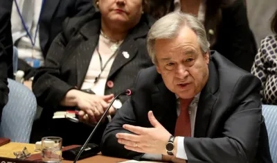 Antonio Guterres, Secretario General de la ONU.