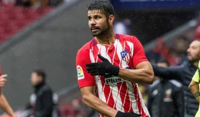Diego Costa, delantero del Atlético de Madrid.