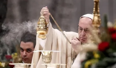 El Papa Francisco en la celebración de la Epifanía en El Vaticano