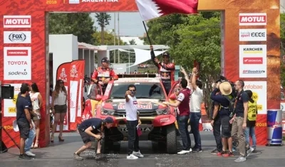 Partida del Dakar en Lima este sábado.
